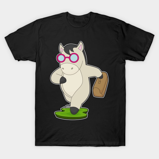 Horse Business woman Briefcase T-Shirt by Markus Schnabel